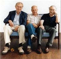 Portrait of Edward Giobbi: Robert Motherwell, Edward Giobbi, Leo Manso